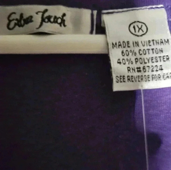 Extra Touch Blouse 1X NWT - Picture 6 of 6